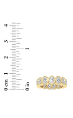Load image into Gallery viewer, 2.2CTW Oval Shaped Lab Grown Diamond (F/VS) Eternity Band Ring in 14K Gold
