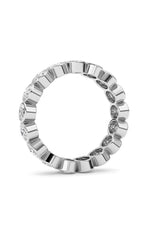 Load image into Gallery viewer, 2.5CTW Oval Shaped Lab Grown Diamond (F/VS) Eternity Band Ring in 14K Gold
