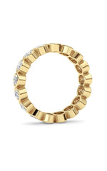 Load image into Gallery viewer, 2.5CTW Oval Shaped Lab Grown Diamond (F/VS) Eternity Band Ring in 14K Gold
