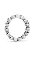 Load image into Gallery viewer, 2.2CTW Round Shaped Lab Grown Diamond (F/VS) Eternity Band Ring in 14K Gold
