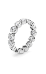 Load image into Gallery viewer, 2.3CTW Round Shaped Lab Grown Diamond (F/VS) Eternity Band Ring in 14K Gold
