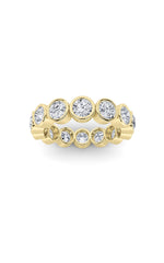Load image into Gallery viewer, 2.5CTW Round Shaped Lab Grown Diamond (F/VS) Eternity Band Ring in 14K Gold
