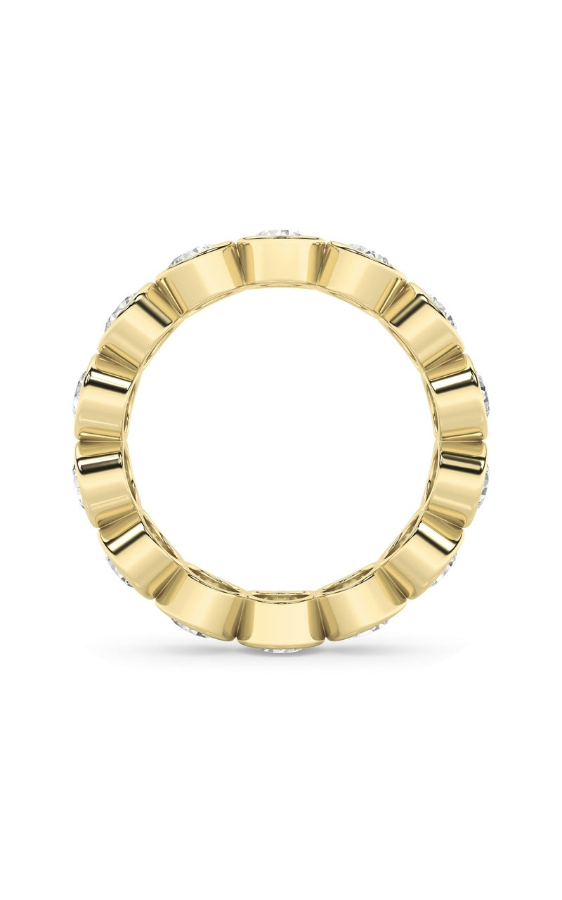 2.5CTW Round Shaped Lab Grown Diamond (F/VS) Eternity Band Ring in 14K Gold