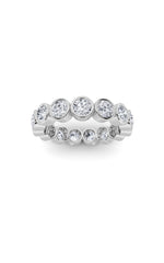 Load image into Gallery viewer, 2.75CTW Round Shaped Lab Grown Diamond (F/VS) Eternity Band Ring in 14K Gold
