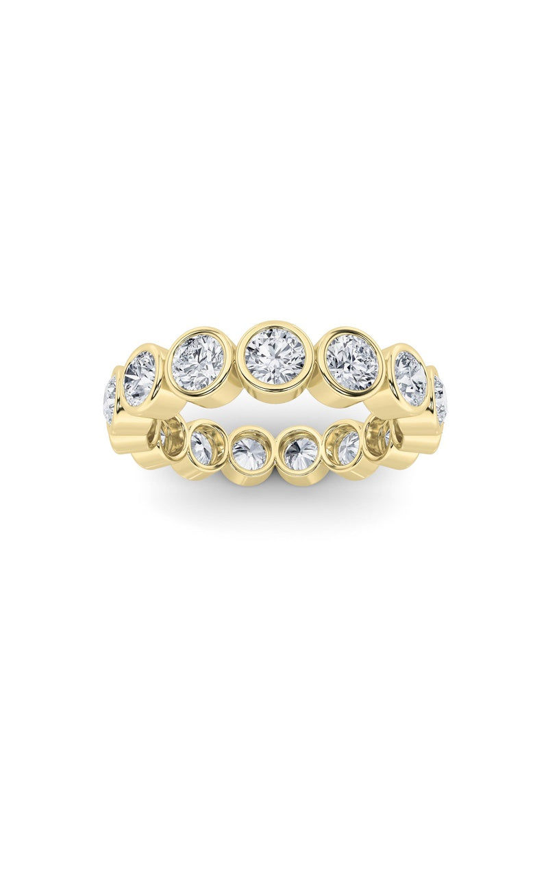 2.75CTW Round Shaped Lab Grown Diamond (F/VS) Eternity Band Ring in 14K Gold