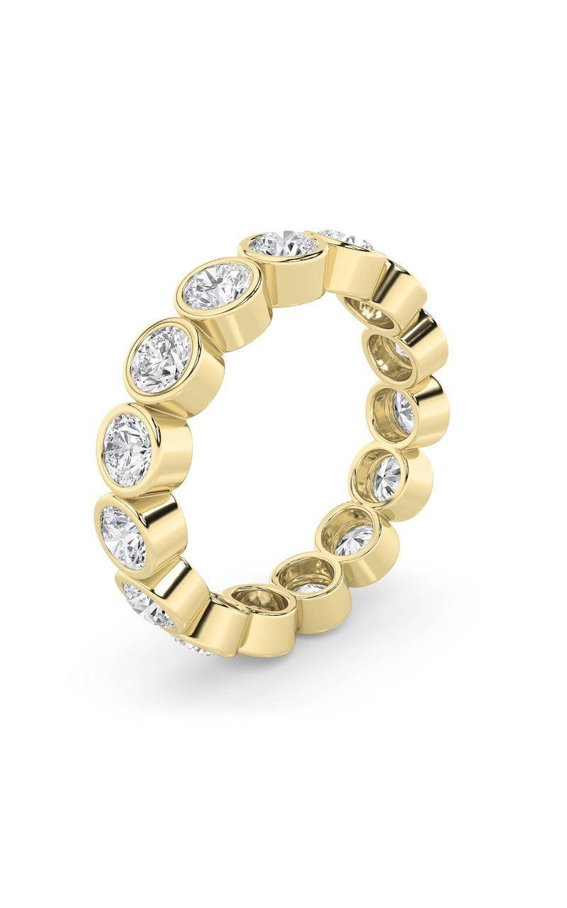 2.75CTW Round Shaped Lab Grown Diamond (F/VS) Eternity Band Ring in 14K Gold