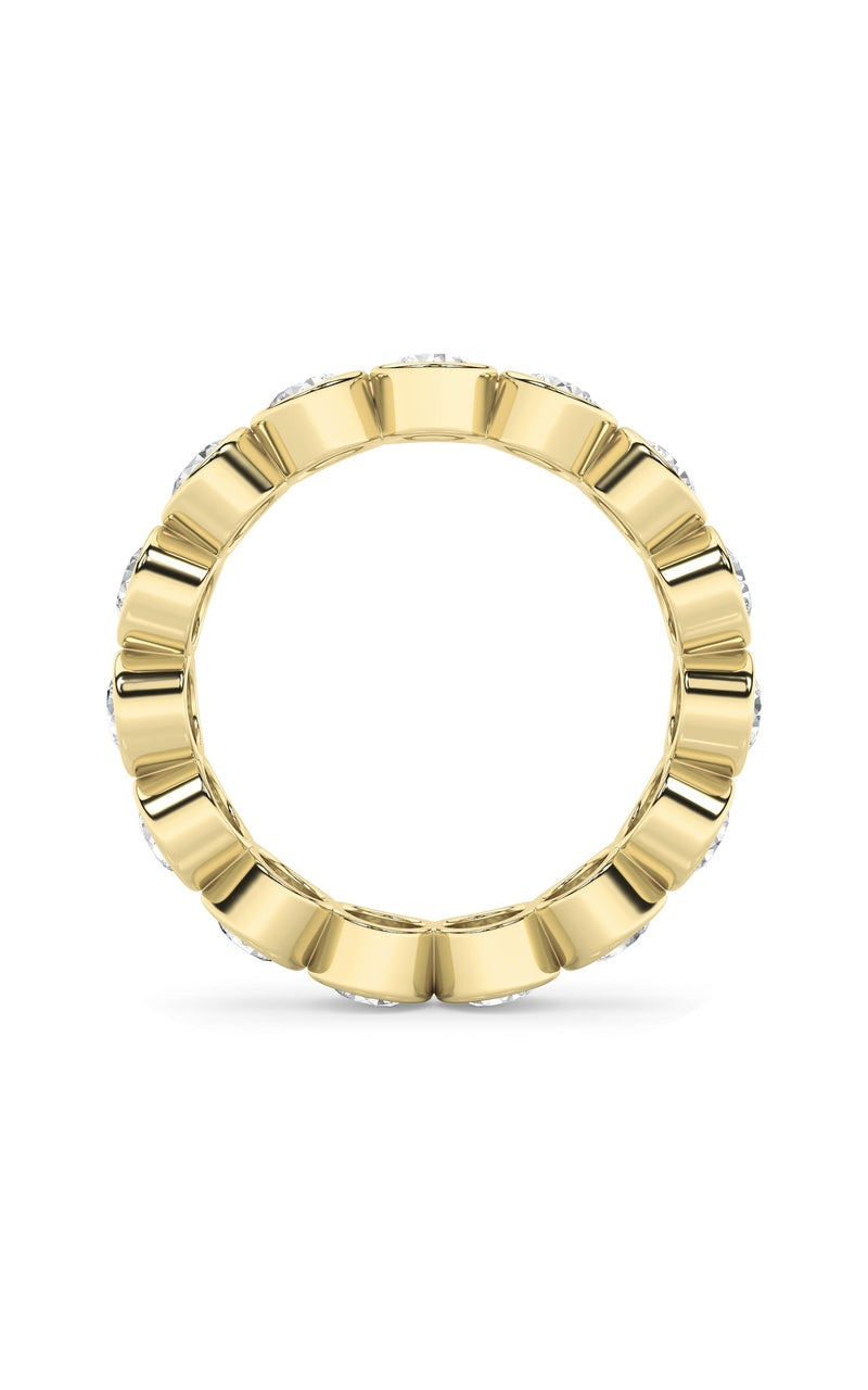 2.75CTW Round Shaped Lab Grown Diamond (F/VS) Eternity Band Ring in 14K Gold