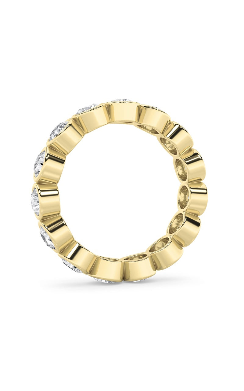 2.75CTW Round Shaped Lab Grown Diamond (F/VS) Eternity Band Ring in 14K Gold