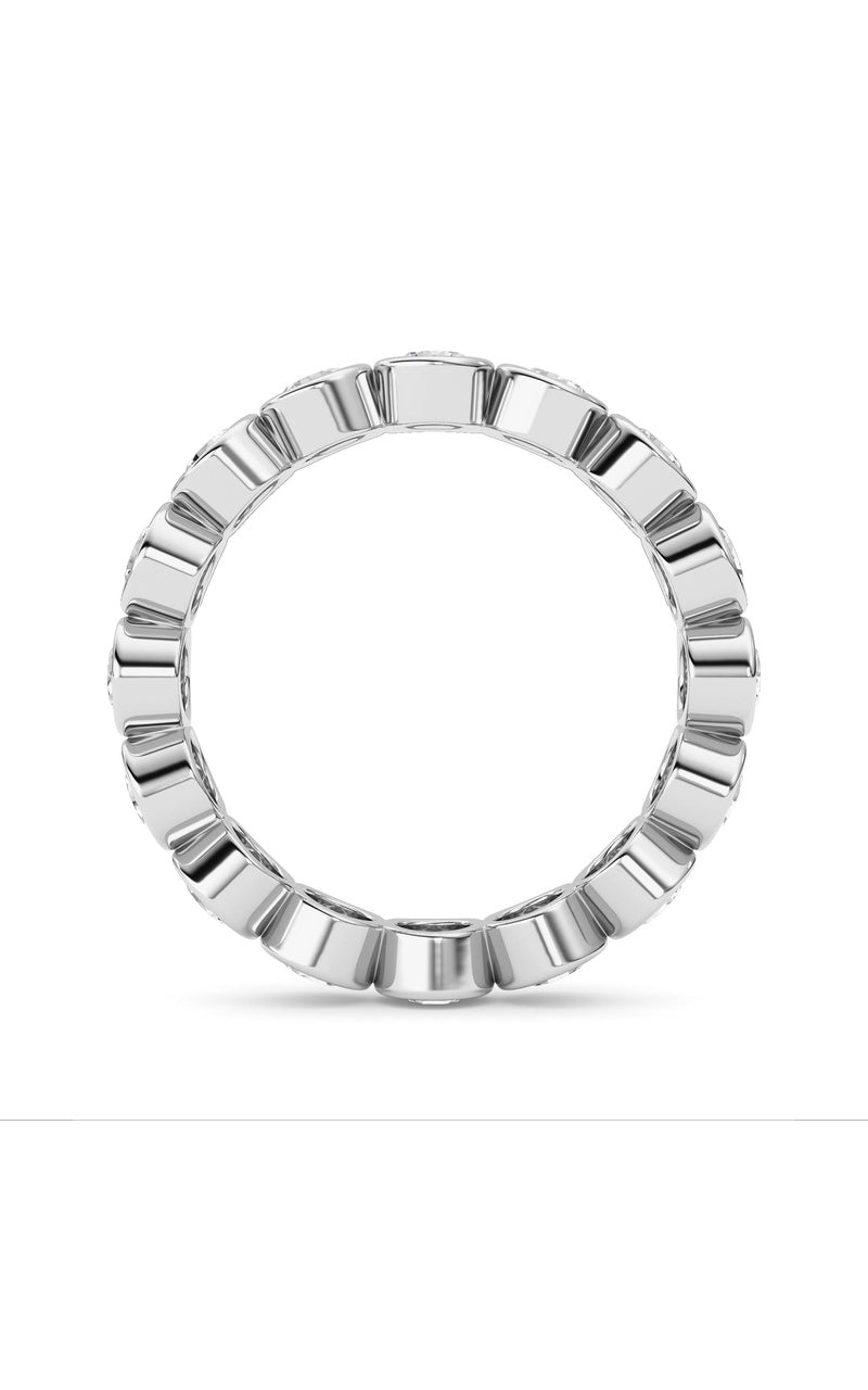 2.9CTW Round Shaped Lab Grown Diamond (F/VS) Eternity Band Ring in 14K Gold