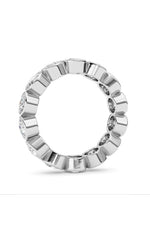 Load image into Gallery viewer, 3.1CTW Round Shaped Lab Grown Diamond (F/VS) Eternity Band Ring in 14K Gold
