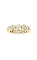 Load image into Gallery viewer, 3.1CTW Round Shaped Lab Grown Diamond (F/VS) Eternity Band Ring in 14K Gold
