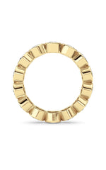 Load image into Gallery viewer, 3.1CTW Round Shaped Lab Grown Diamond (F/VS) Eternity Band Ring in 14K Gold
