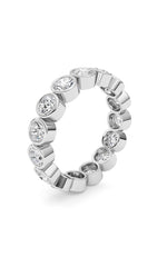 Load image into Gallery viewer, 3.3CTW Round Shaped Lab Grown Diamond (F/VS) Eternity Band Ring in 14K Gold
