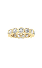 Load image into Gallery viewer, 3.3CTW Round Shaped Lab Grown Diamond (F/VS) Eternity Band Ring in 14K Gold
