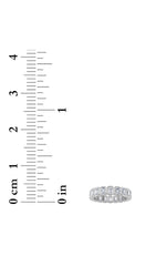 Load image into Gallery viewer, 4.25CTW Emerald Shaped Lab Grown Diamond (F/VS) Eternity Band Ring in 14K Gold

