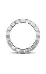 Load image into Gallery viewer, 4.5CTW Emerald Shaped Lab Grown Diamond (F/VS) Eternity Band Ring in 14K Gold
