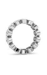 Load image into Gallery viewer, 3.5CTW Oval Shaped Lab Grown Diamond (F/VS) Eternity Band Ring in 14K Gold
