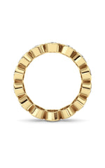 Load image into Gallery viewer, 3.5CTW Oval Shaped Lab Grown Diamond (F/VS) Eternity Band Ring in 14K Gold
