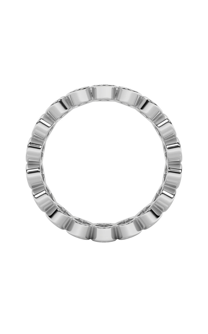 3.75CTW Oval Shaped Lab Grown Diamond (F/VS) Eternity Band Ring in 14K Gold