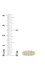 Load image into Gallery viewer, 3.75CTW Oval Shaped Lab Grown Diamond (F/VS) Eternity Band Ring in 14K Gold
