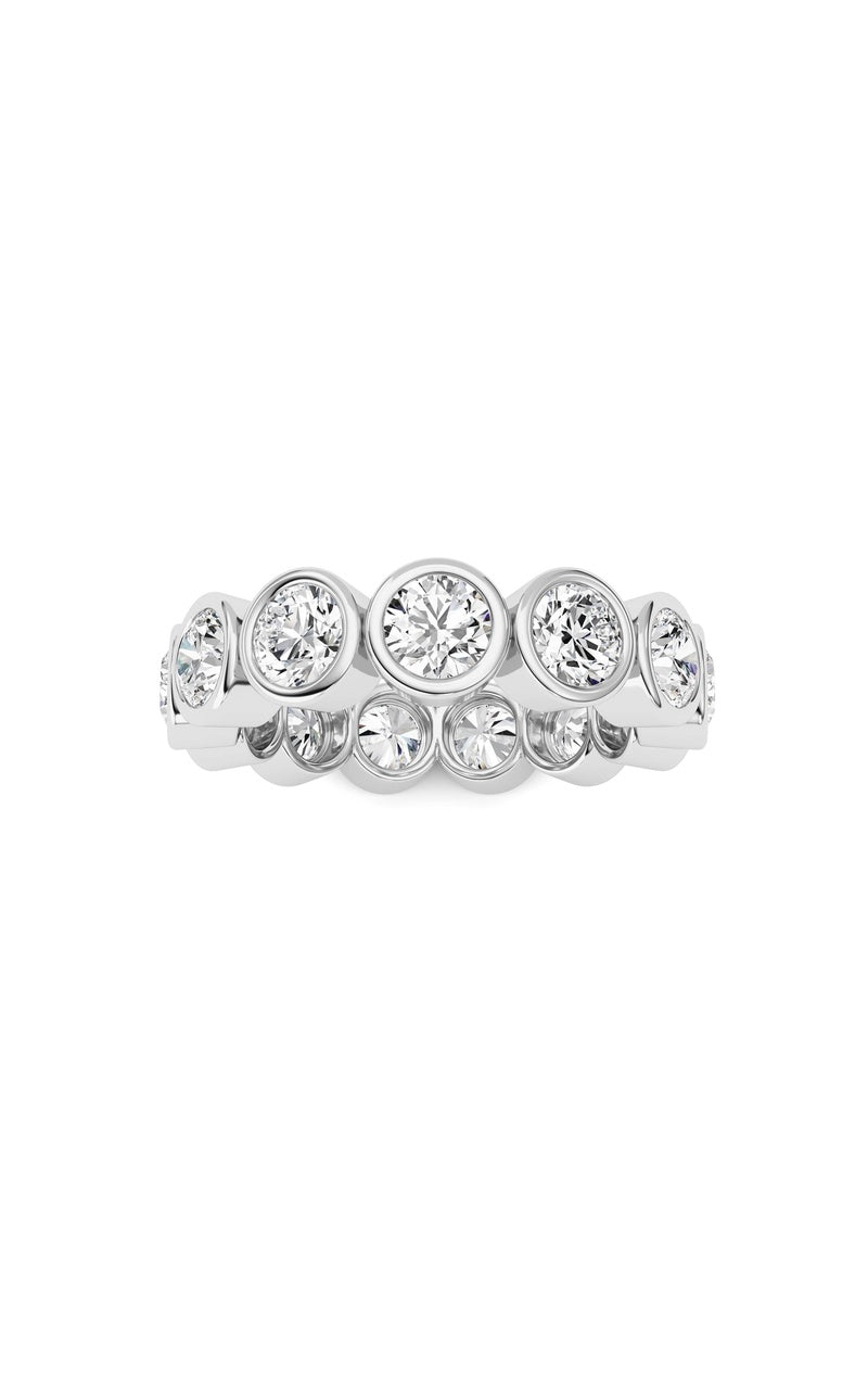 3.2CTW Round Shaped Lab Grown Diamond (F/VS) Eternity Band Ring in 14K Gold