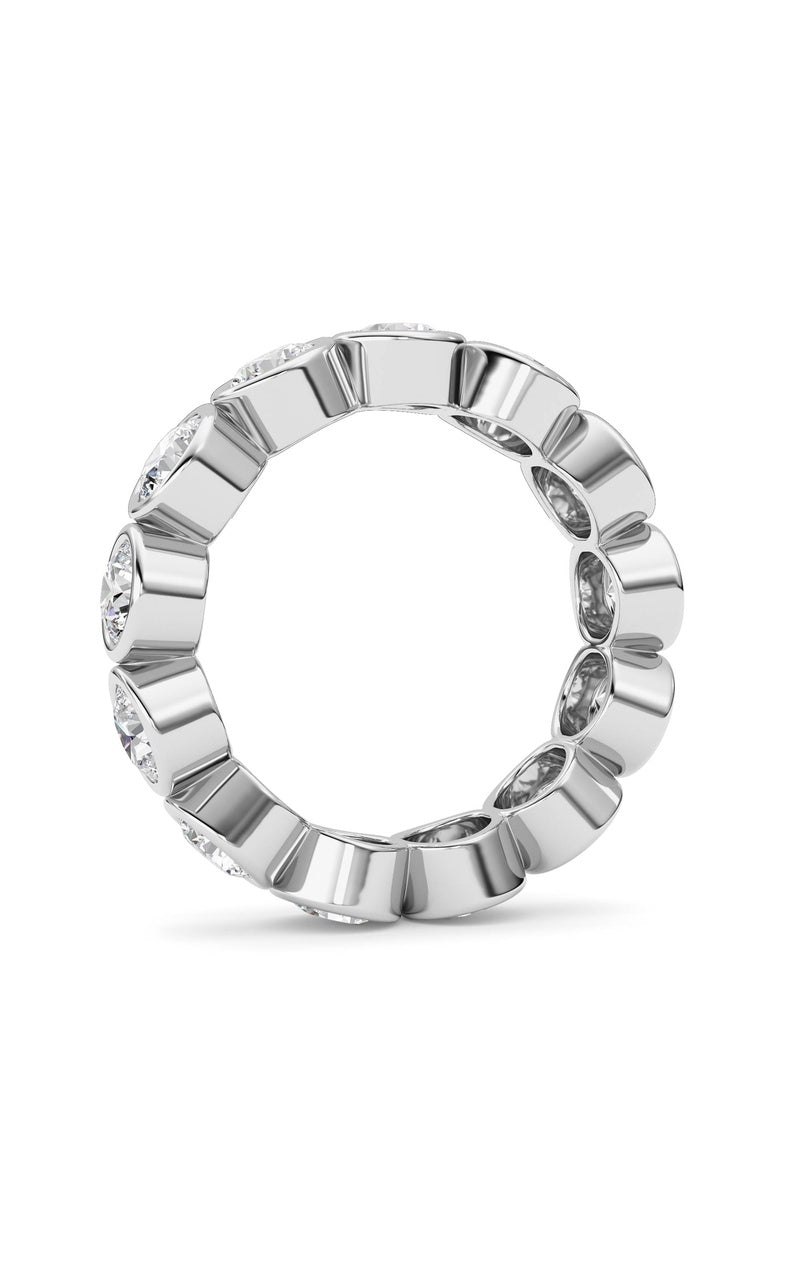 3.2CTW Round Shaped Lab Grown Diamond (F/VS) Eternity Band Ring in 14K Gold