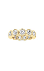 Load image into Gallery viewer, 3.2CTW Round Shaped Lab Grown Diamond (F/VS) Eternity Band Ring in 14K Gold
