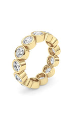 Load image into Gallery viewer, 3.2CTW Round Shaped Lab Grown Diamond (F/VS) Eternity Band Ring in 14K Gold
