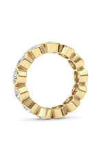 Load image into Gallery viewer, 3.2CTW Round Shaped Lab Grown Diamond (F/VS) Eternity Band Ring in 14K Gold
