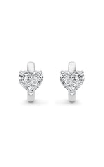 Load image into Gallery viewer, 2CTW Heart Shaped Lab Grown Diamond (F/VS) Earring in 14K White Gold
