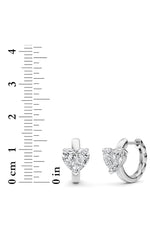 Load image into Gallery viewer, 2CTW Heart Shaped Lab Grown Diamond (F/VS) Earring in 14K White Gold
