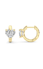 Load image into Gallery viewer, 2CTW Heart Shaped Lab Grown Diamond (F/VS) Earring in 14K White Gold

