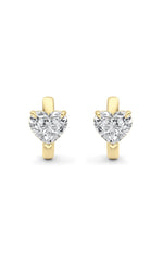 Load image into Gallery viewer, 2CTW Heart Shaped Lab Grown Diamond (F/VS) Earring in 14K White Gold
