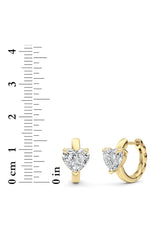 Load image into Gallery viewer, 2CTW Heart Shaped Lab Grown Diamond (F/VS) Earring in 14K White Gold
