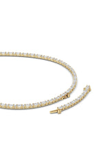 Load image into Gallery viewer, 28CTW Mix Shaped Lab Grown Diamond Necklace in 14K Gold (F/VS)
