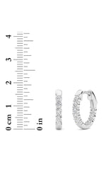 Load image into Gallery viewer, 1CTW Round Shaped Lab Grown Diamond (F/VS) Inside Out Hoop Earring in 14K Gold
