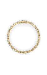 Load image into Gallery viewer, 13CTW Round Shaped Lab Grown Diamond (F/VS) Cluster Bracelet in 14K Gold
