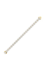 Load image into Gallery viewer, 13CTW Round Shaped Lab Grown Diamond (F/VS) Cluster Bracelet in 14K Gold
