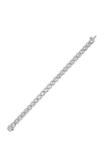 Load image into Gallery viewer, 15CTW Round Lab Grown Diamond (F/VS ) Bezel Set Bracelet in 14K Gold
