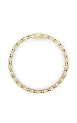 Load image into Gallery viewer, 15CTW Round Lab Grown Diamond (F/VS ) Bezel Set Bracelet in 14K Gold
