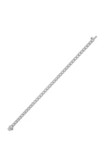 Load image into Gallery viewer, 5CTW Round Lab Grown Diamond (F/VS ) Bezel Set Bracelet in 14K Gold
