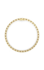 Load image into Gallery viewer, 5CTW Round Lab Grown Diamond (F/VS ) Bezel Set Bracelet in 14K Gold
