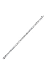 Load image into Gallery viewer, 15CTW Emerald And Round Lab Grown Diamond (F/VS ) Bracelet in 14K Gold
