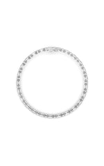Load image into Gallery viewer, 7CTW Emerald And Round Lab Grown Diamond (F/VS ) Bracelet in 14K Gold

