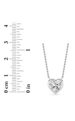 Load image into Gallery viewer, 1CTW Heart Shape Lab Grown Diamond (F/VS ) Pendant Necklace in 14K Gold
