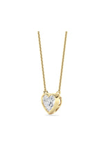 Load image into Gallery viewer, 1CTW Heart Shape Lab Grown Diamond (F/VS ) Pendant Necklace in 14K Gold
