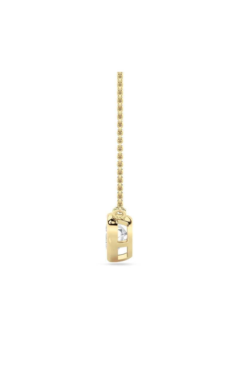 1CTW Heart Shape Lab Grown Diamond (F/VS ) Pendant Necklace in 14K Gold