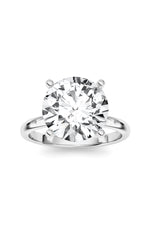 Load image into Gallery viewer, 5CTW Round Shaped Lab Grown Diamond Classic Solitaire Ring in 14K Gold (F/VS)
