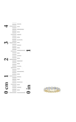 Load image into Gallery viewer, 2.15CTW Round Shaped Lab Grown Diamond Split Prong Eternity Ring in 14K Gold (F/VS)
