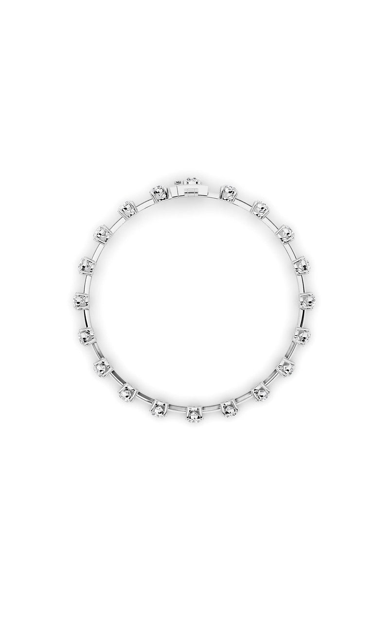 3.75CTW Round Shaped Lab Grown Diamond Split Prong Eternity Ring in 14K Gold (F/VS)